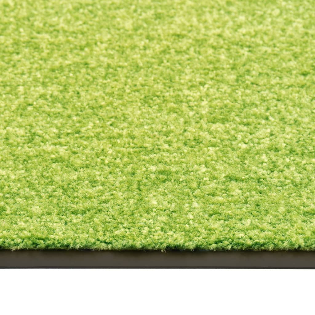 vidaXL Dörrmatta tvättbar grön 120x180 cm