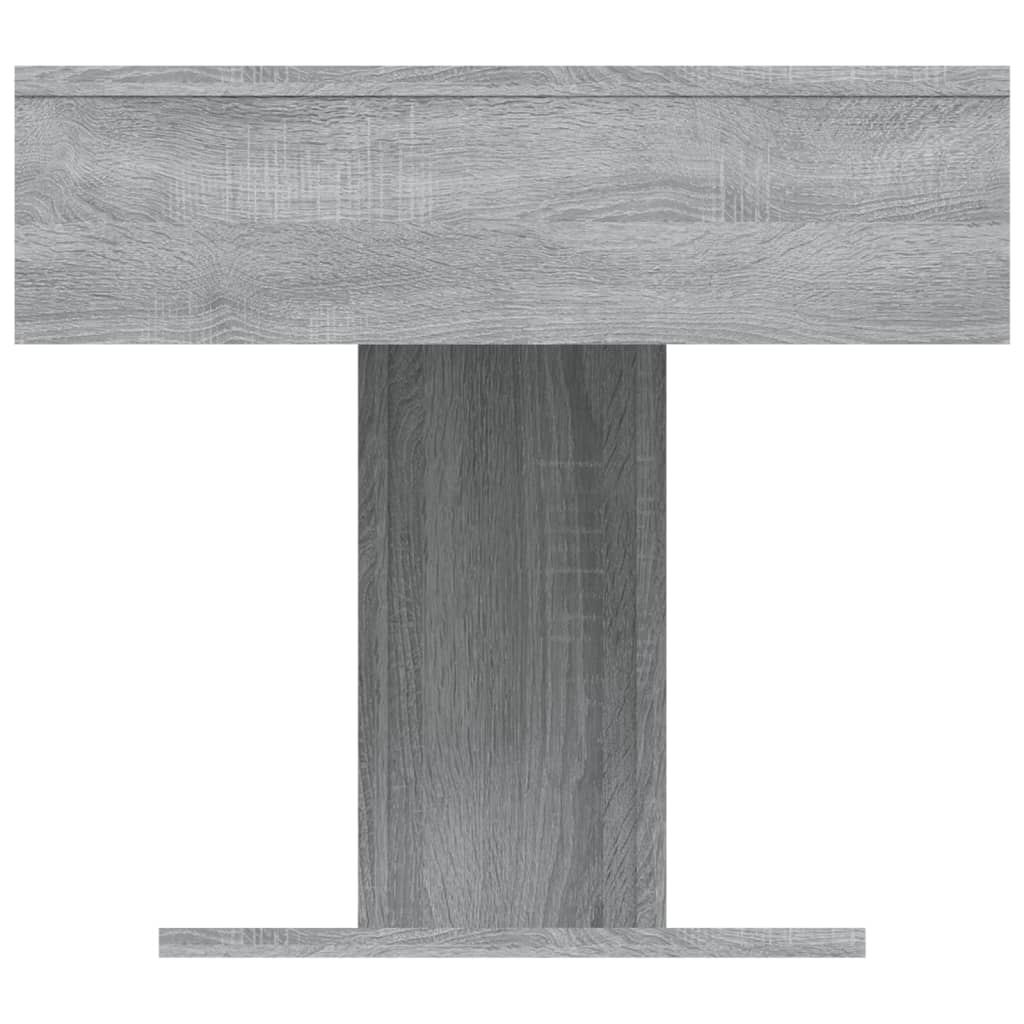 vidaXL Soffbord grå sonoma-ek 96x50x45 cm konstruerat trä