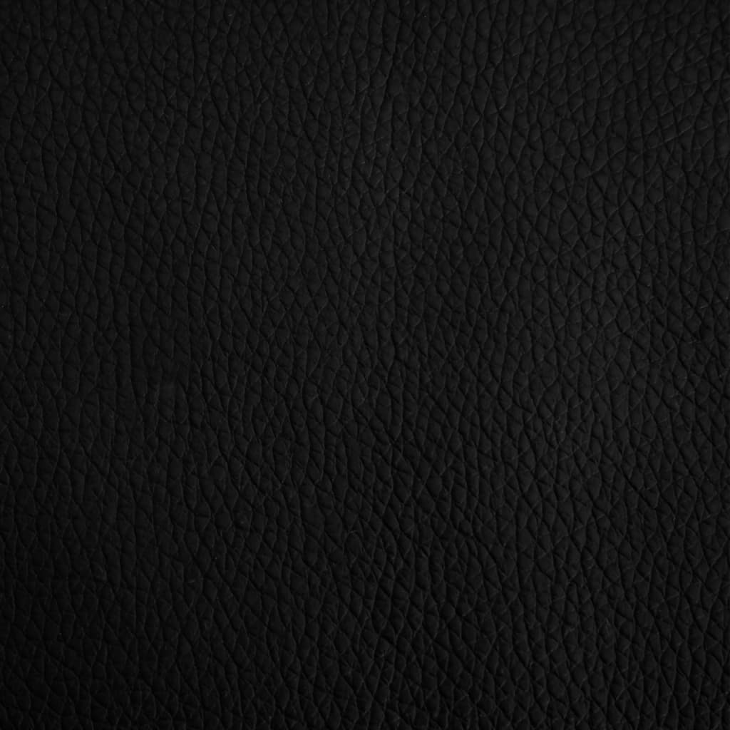 vidaXL Barnsoffa svart 70x45x30 cm konstläder