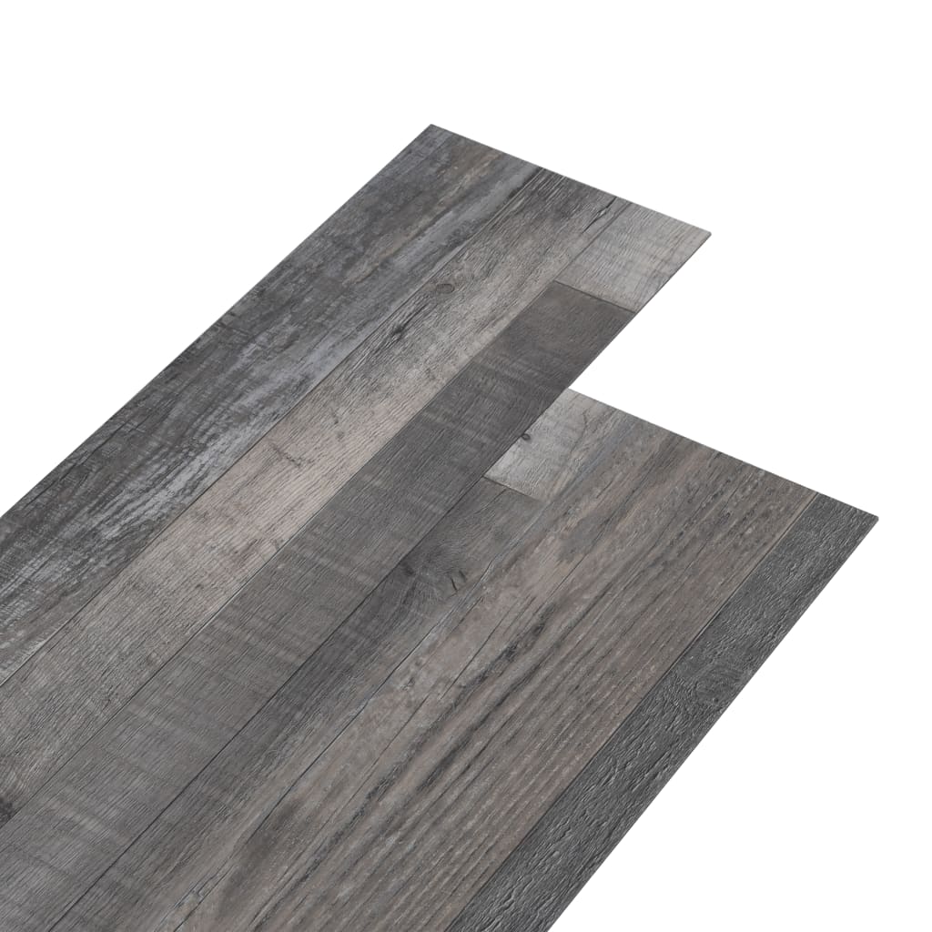 vidaXL Golvbrädor PVC 4,46 m² 3 mm självhäftande industriellt trä