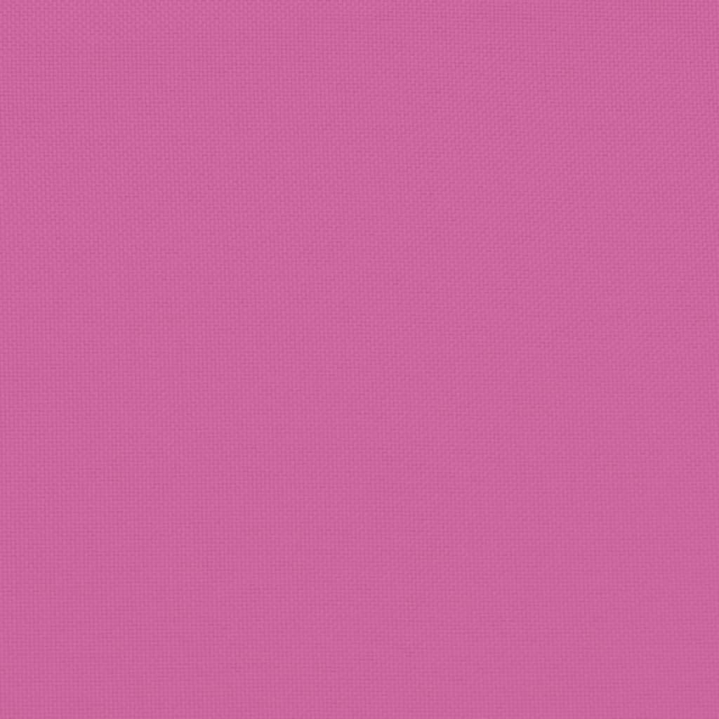 vidaXL Stolsdyna för däckstol rosa oxfordtyg