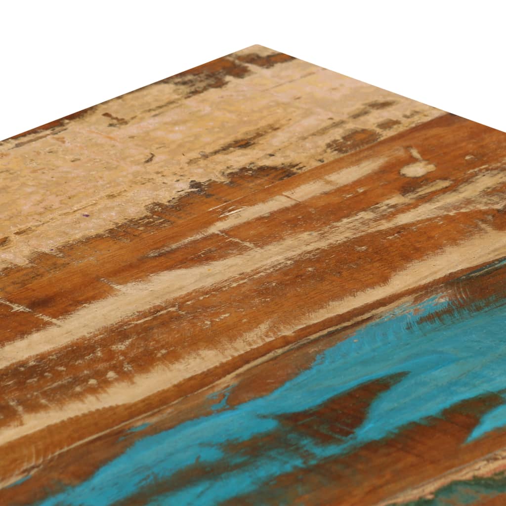 vidaXL Soffbord 100x50x35 cm massivt återvunnet trä och stål
