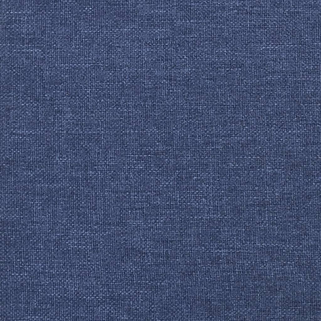 vidaXL Pocketresårmadrass blå 120x200x20 cm tyg
