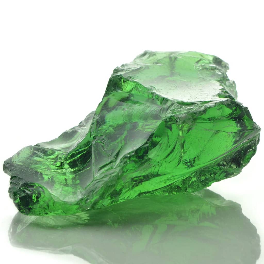 vidaXL Gabionsten glas grön 60-120 mm 25 kg