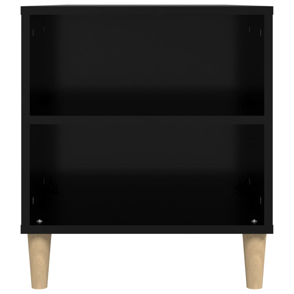 vidaXL Tv-bänk svart 102x44,5x50 cm konstruerat trä