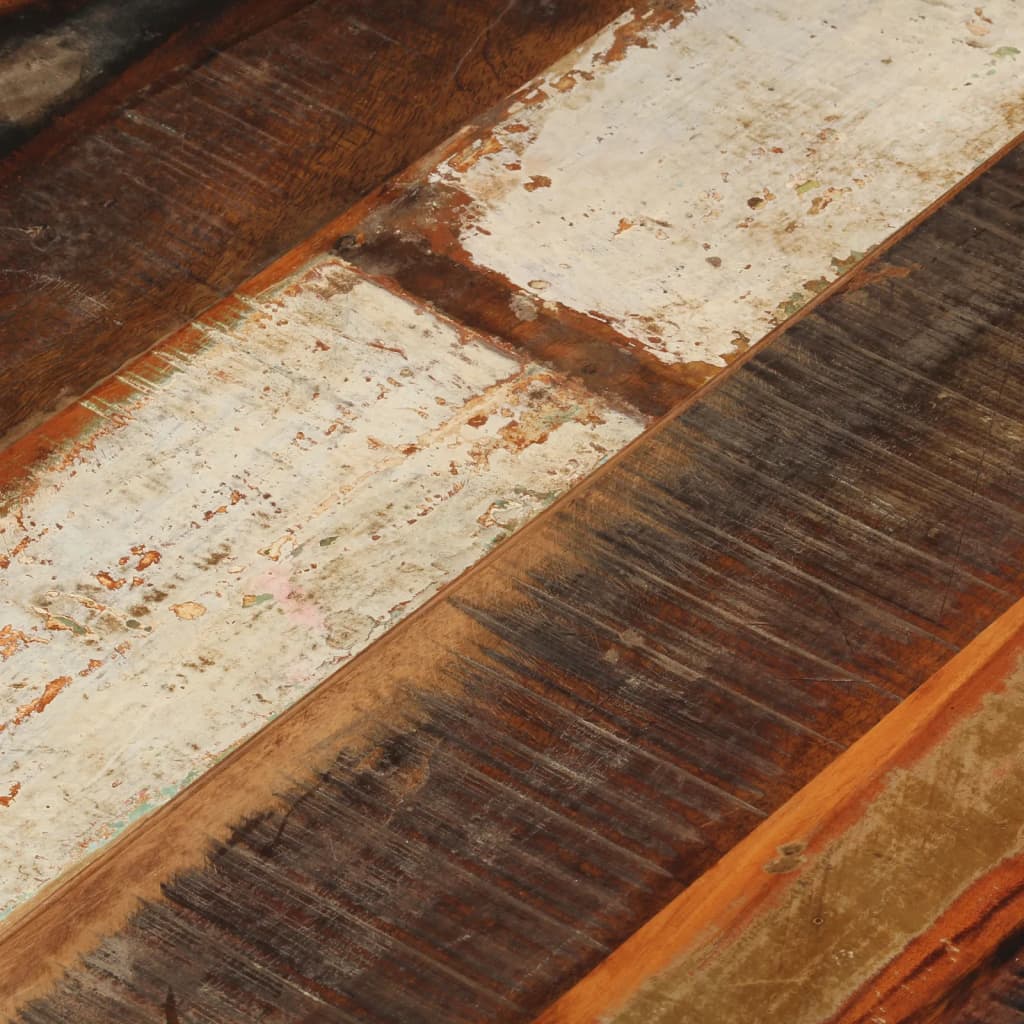 vidaXL Rund bordsskiva 70 cm 15-16 mm massivt återvunnet trä
