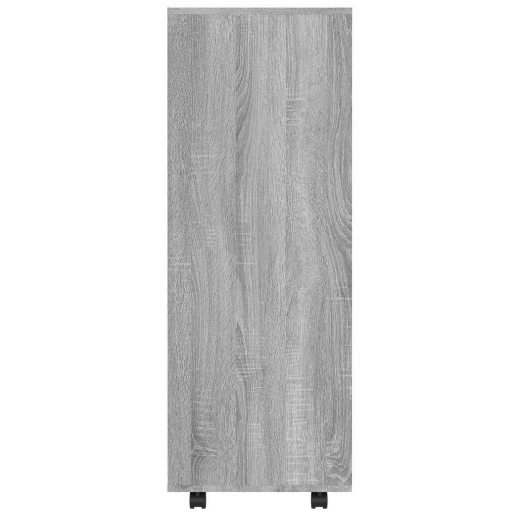 vidaXL Klädhängare grå sonoma 80x40x110 cm konstruerat trä