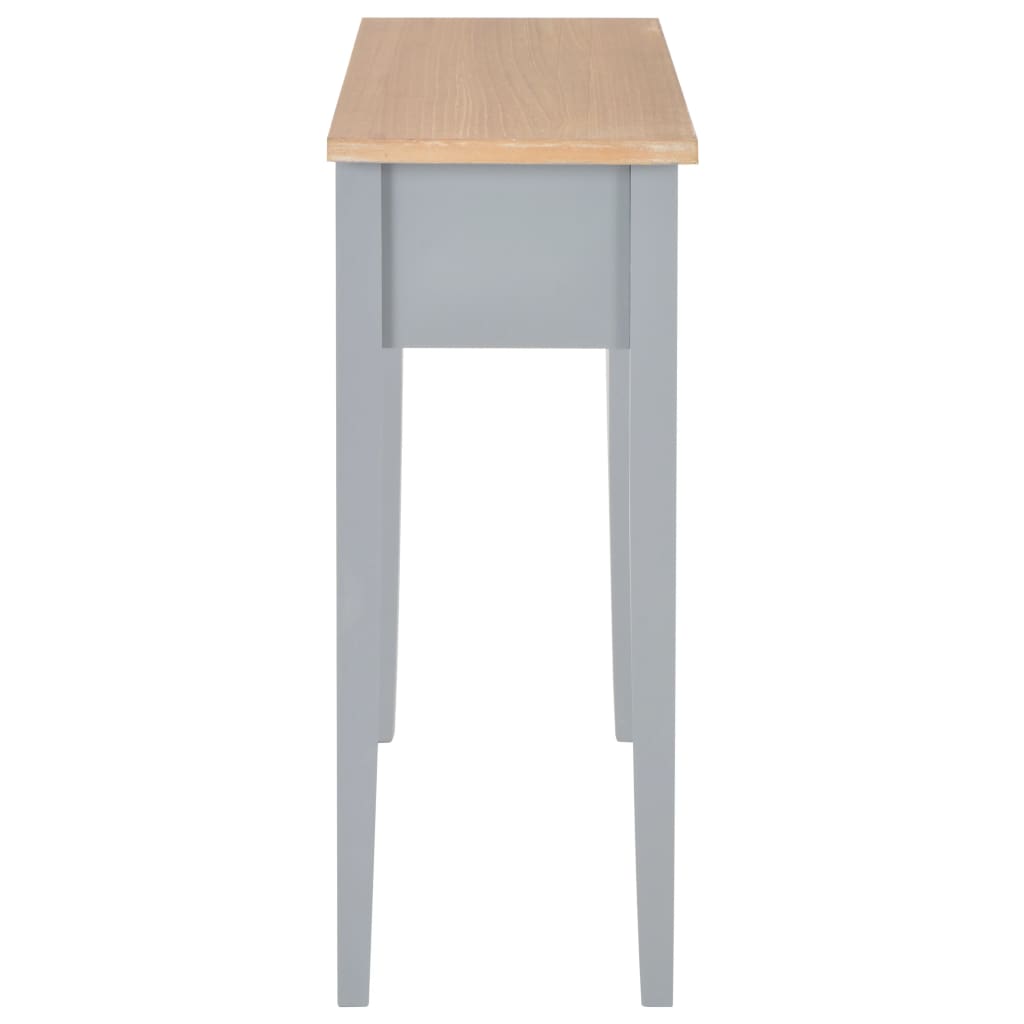 vidaXL Avlastningsbord grå 79x30x74 cm trä