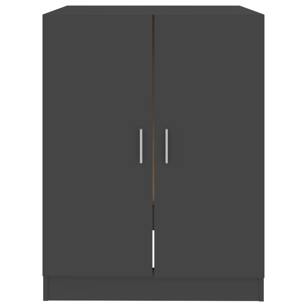 vidaXL Tvättmaskinsskåp grå 71x71,5x91,5 cm