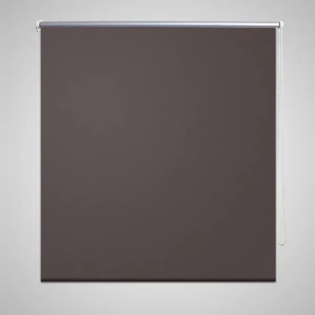 Rullgardin brun 100 x 230 cm mörkläggande