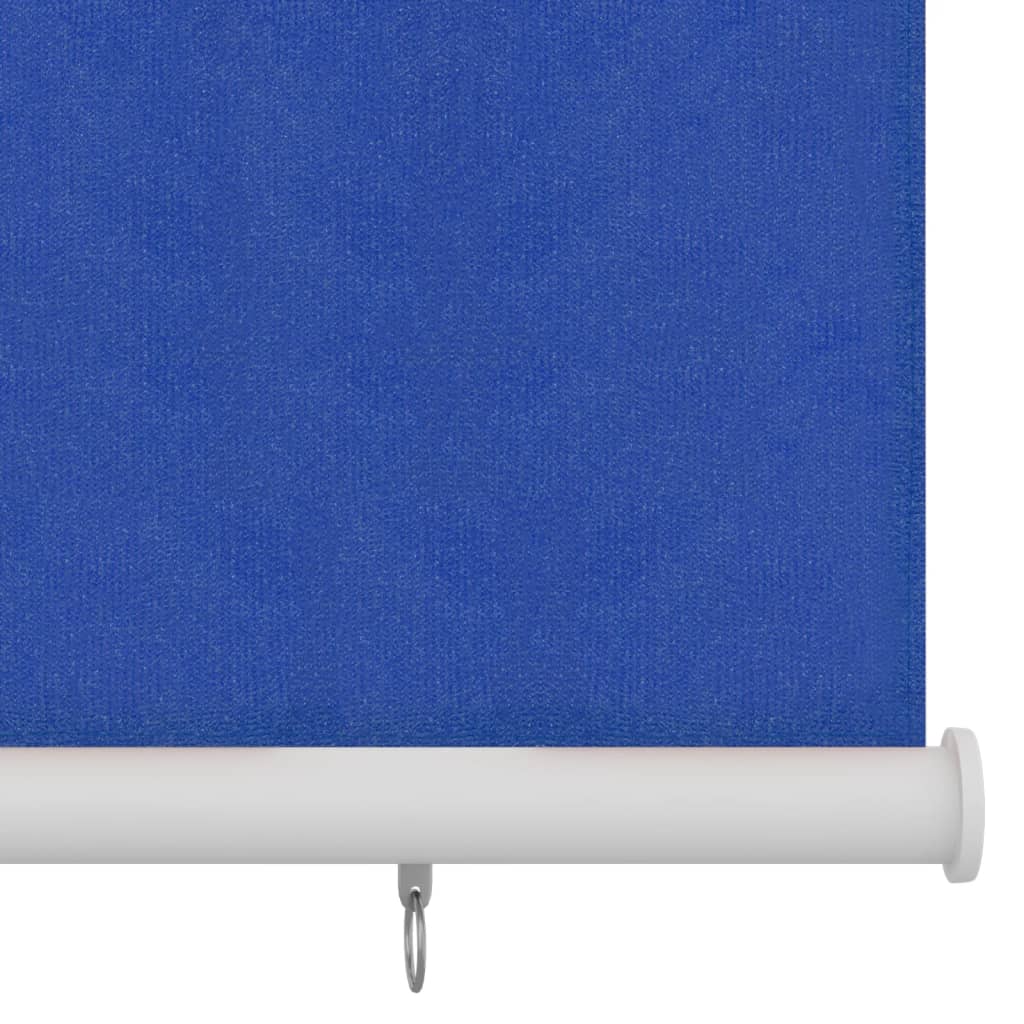 vidaXL Rullgardin utomhus 160 x 140 cm blå HDPE