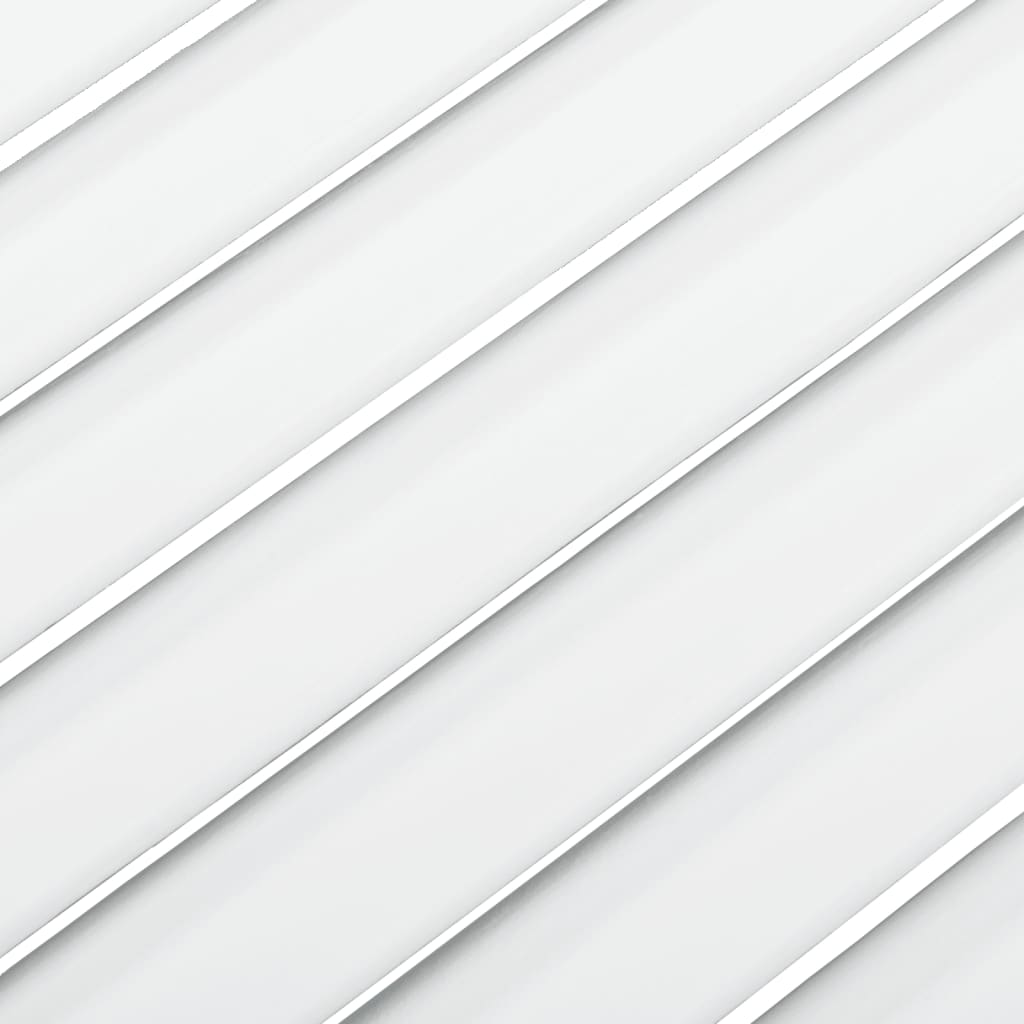 vidaXL Skåpluckor lamelldesign 4 st vit 61,5x49,4 cm massiv furu