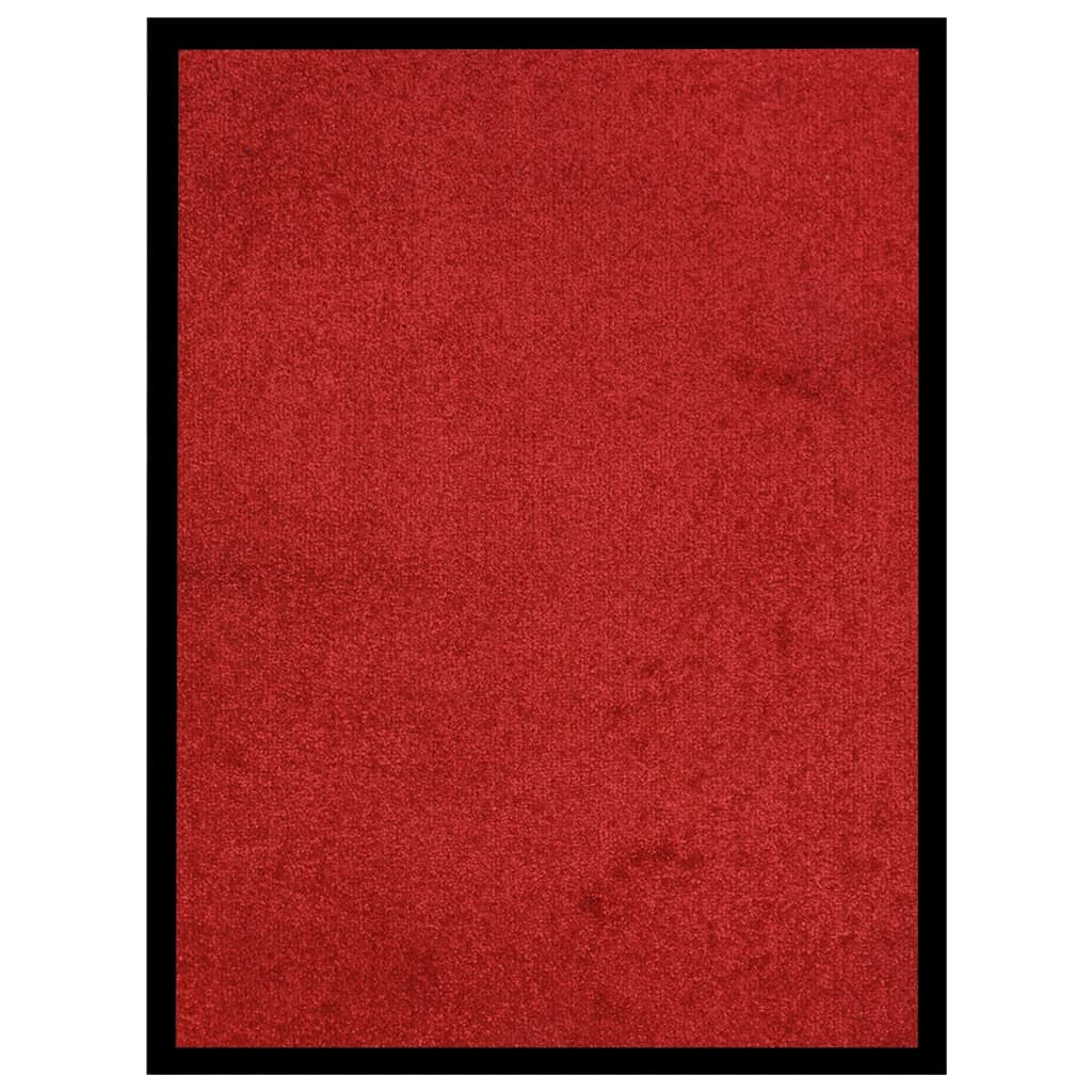 vidaXL Dörrmatta röd 60x80 cm