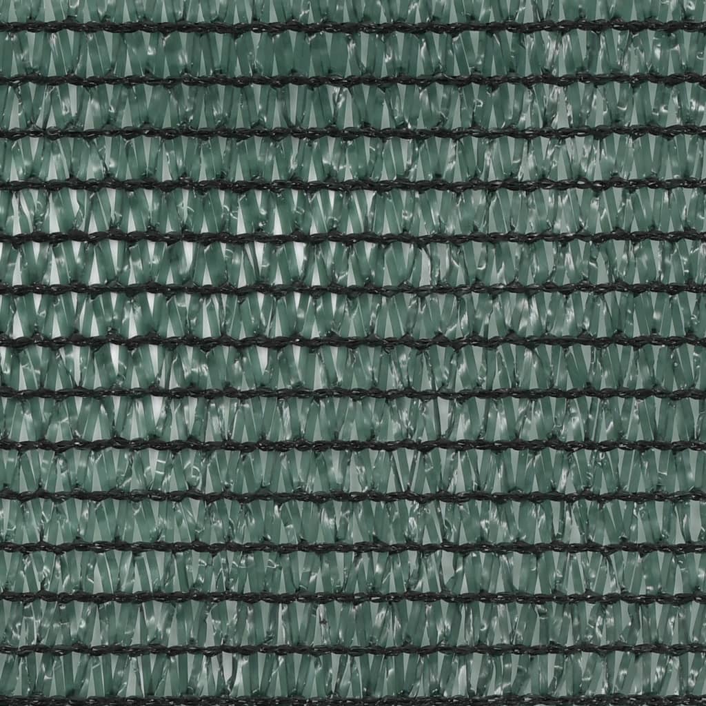 vidaXL Vindskydd för tennisplan HDPE 2x50 m grön