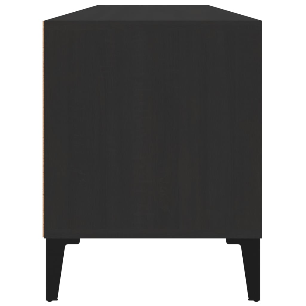 vidaXL Tv-bänk svart 100x34,5x44,5 cm konstruerat trä