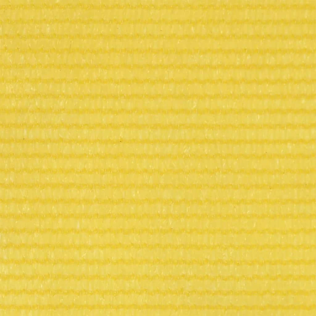 vidaXL Balkongskärm gul 90x600 cm HDPE