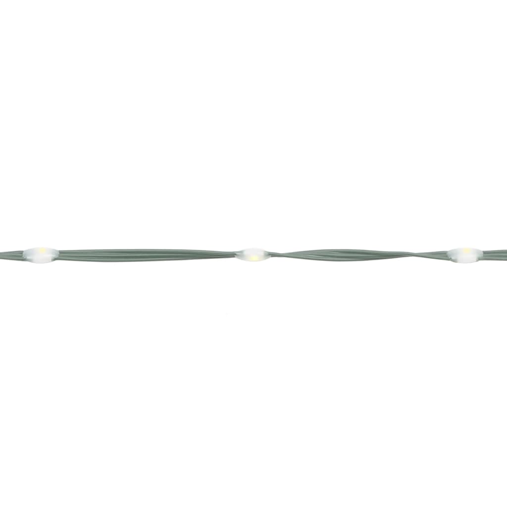 vidaXL Julgran på flaggstång varmvit 200 LEDs 180 cm