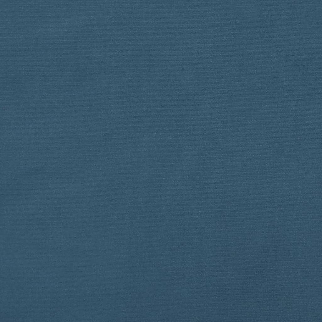 vidaXL Sänggavel mörkblå 80x5x78/88 cm sammet