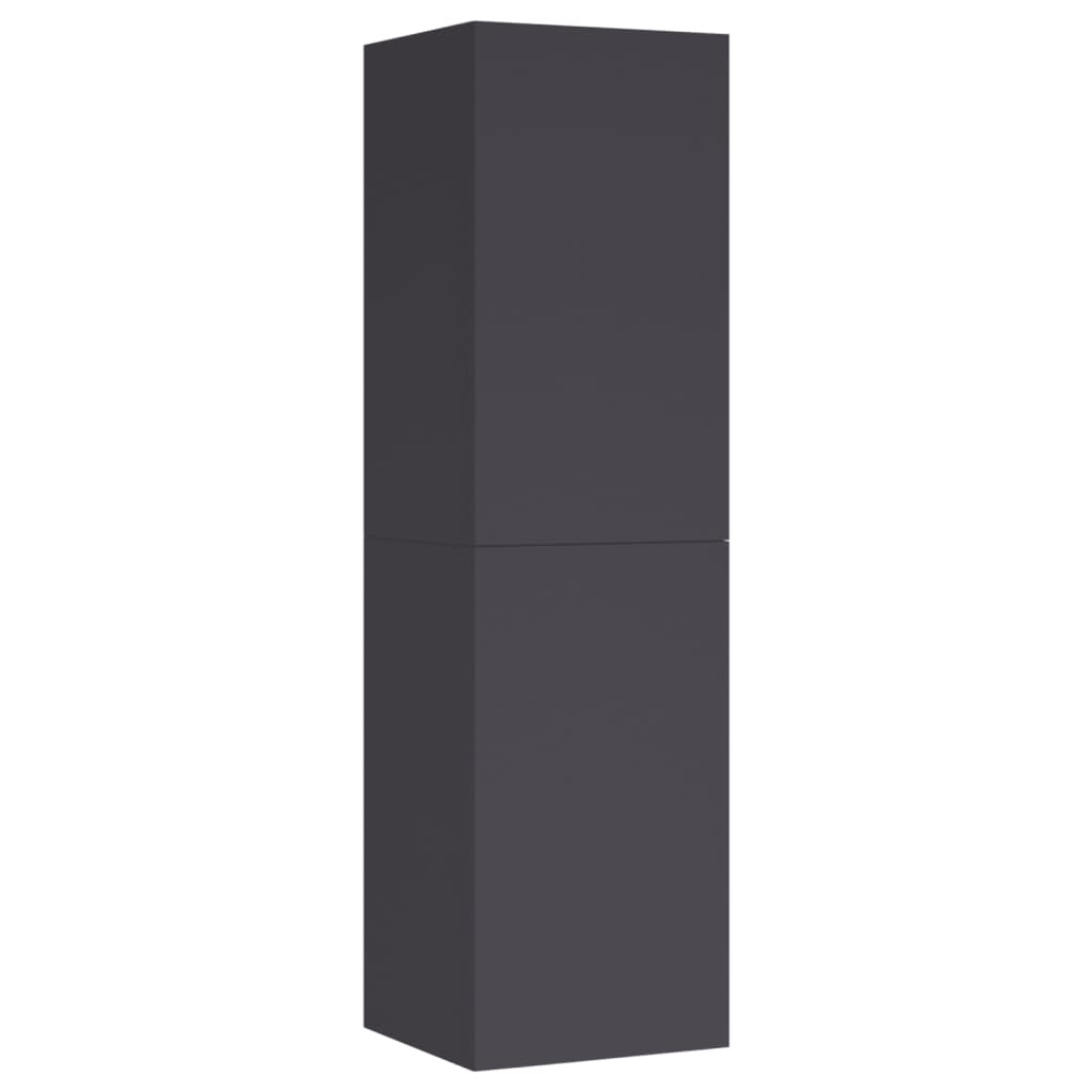 vidaXL TV-skåp 2 st grå 30,5x30x110 cm konstruerat trä