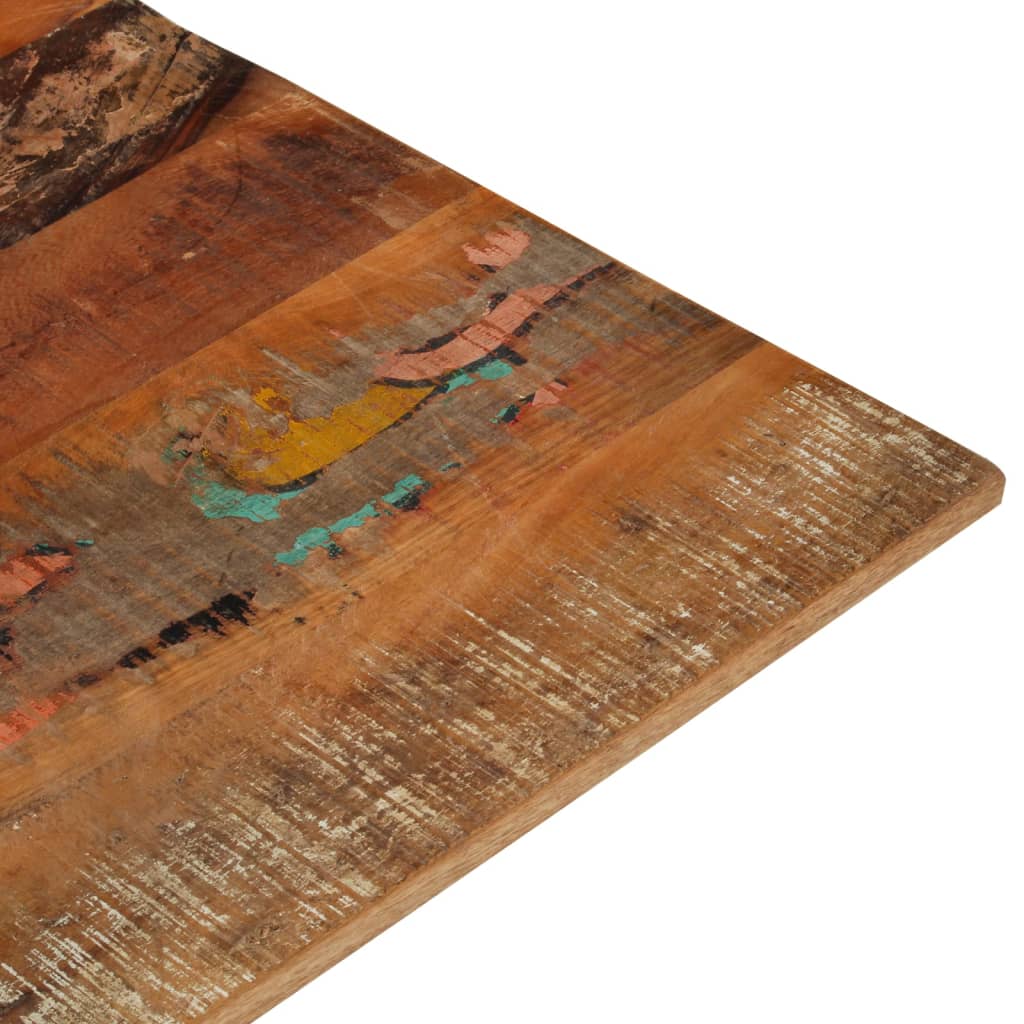 vidaXL Rektangulär bordsskiva 70x90 cm 15-16 mm massivt återvunnet trä