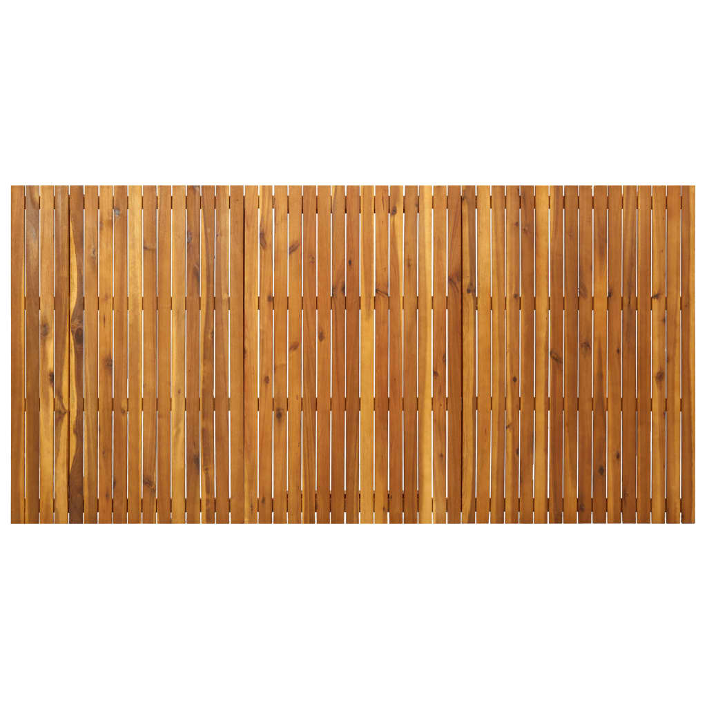 vidaXL Trädgårdsbord 201,5x100x75 cm massivt akaciaträ