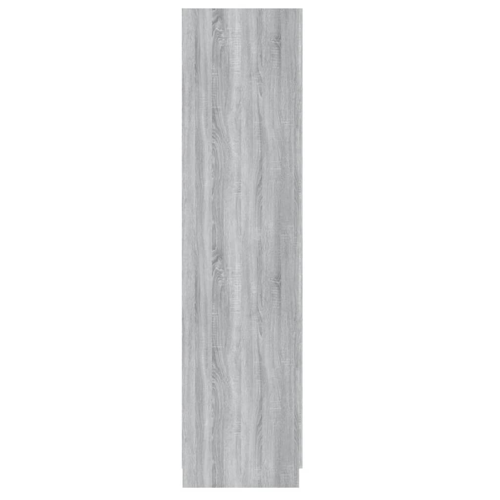 vidaXL Klädhängare grå sonoma 90x52x200 cm konstruerat trä