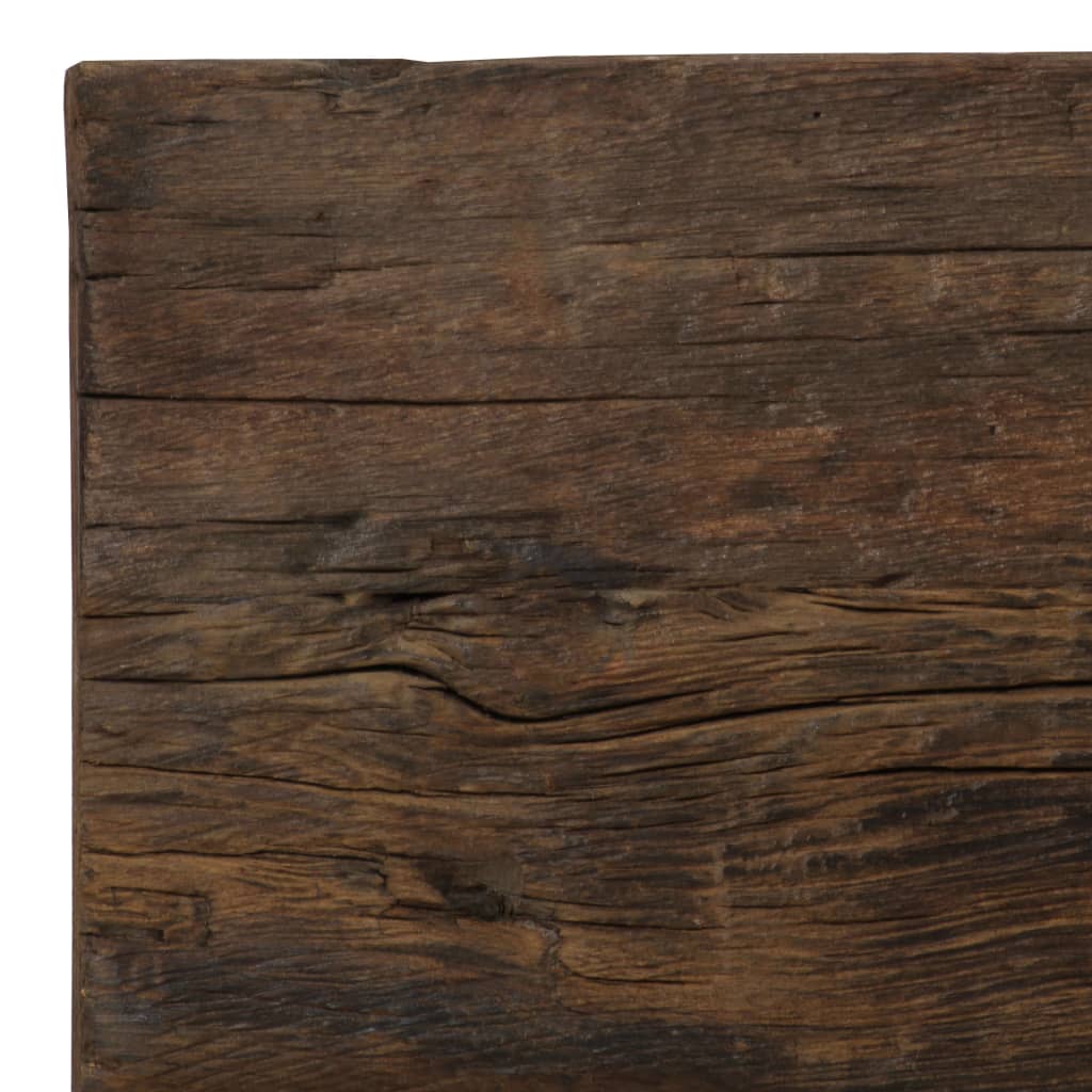 vidaXL Matbord återvunnet trä och stål 118x55x76 cm