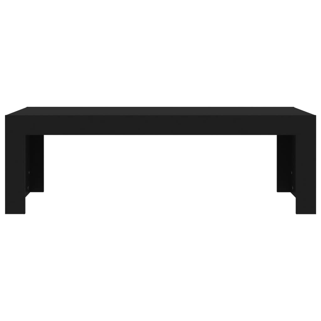 vidaXL Soffbord svart 110x50x35 cm spånskiva