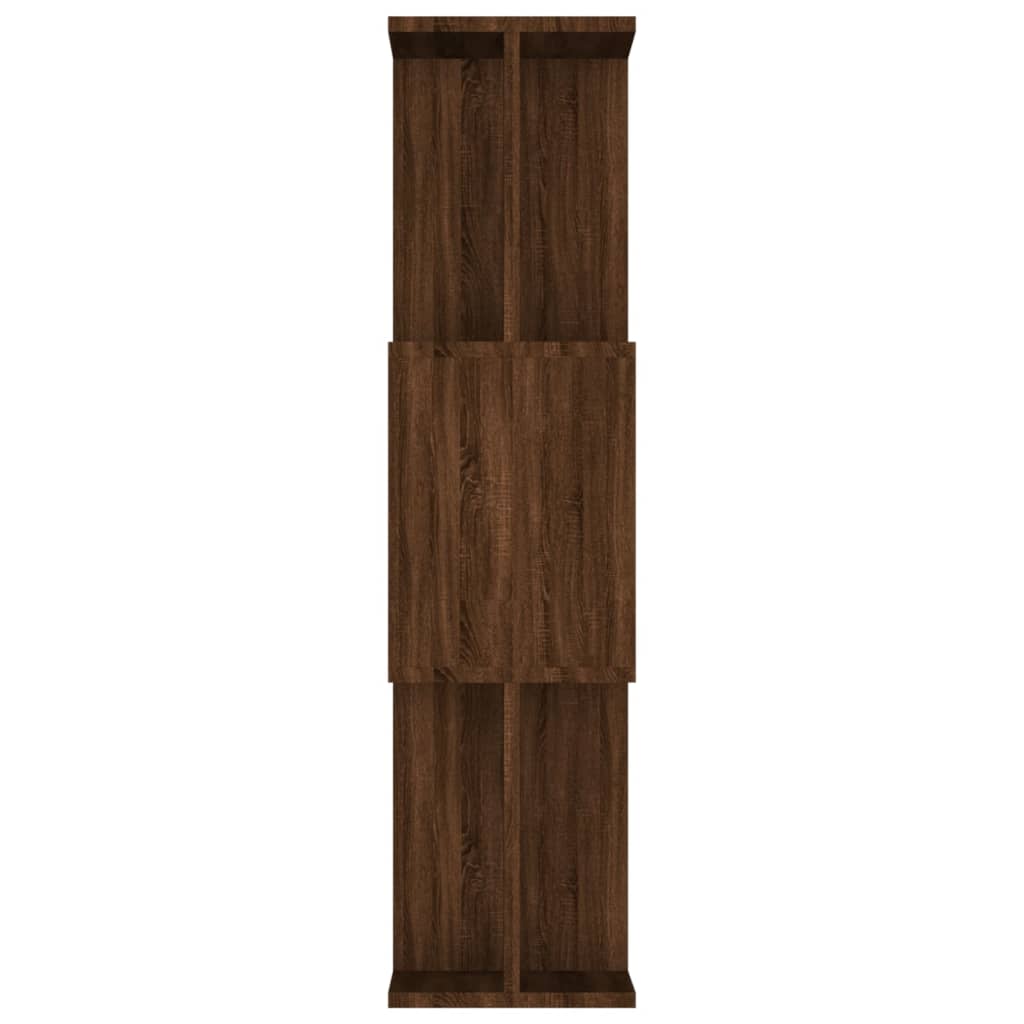 vidaXL Bokhylla/Rumsavdelare Brun ek 80x24x96 cm konstruerat trä