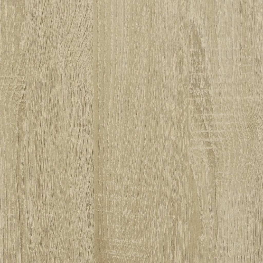 vidaXL Badrumsskåp sonoma-ek 33x33x185,5 cm konstruerat trä
