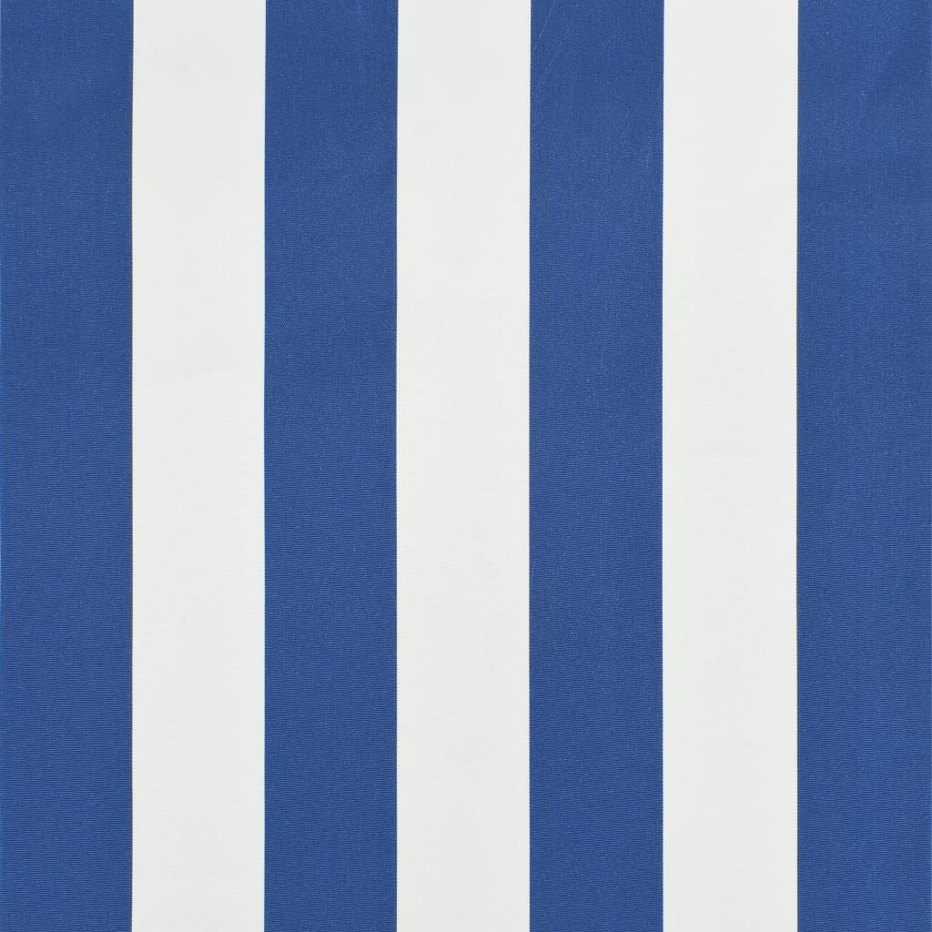 vidaXL Markis 250x150 cm blå och vit