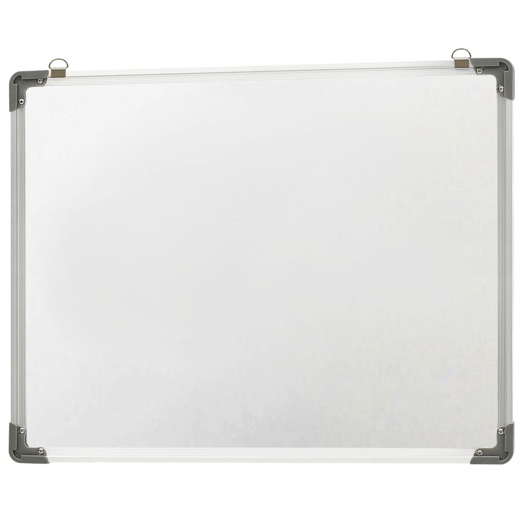 vidaXL Magnetisk whiteboard vit 90x60 cm stål