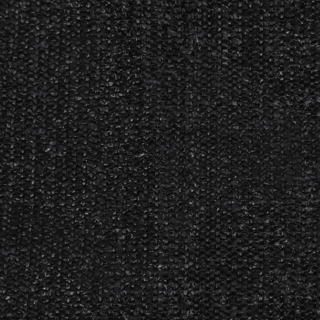 vidaXL Rullgardin utomhus 160x140 cm svart