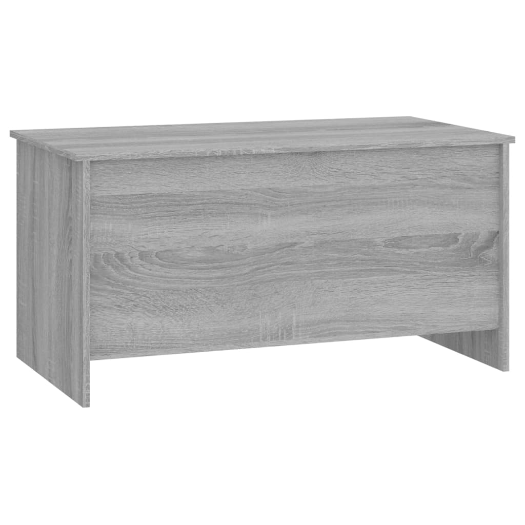 vidaXL Soffbord grå sonoma-ek 102x55,5x52,5 cm konstruerat trä