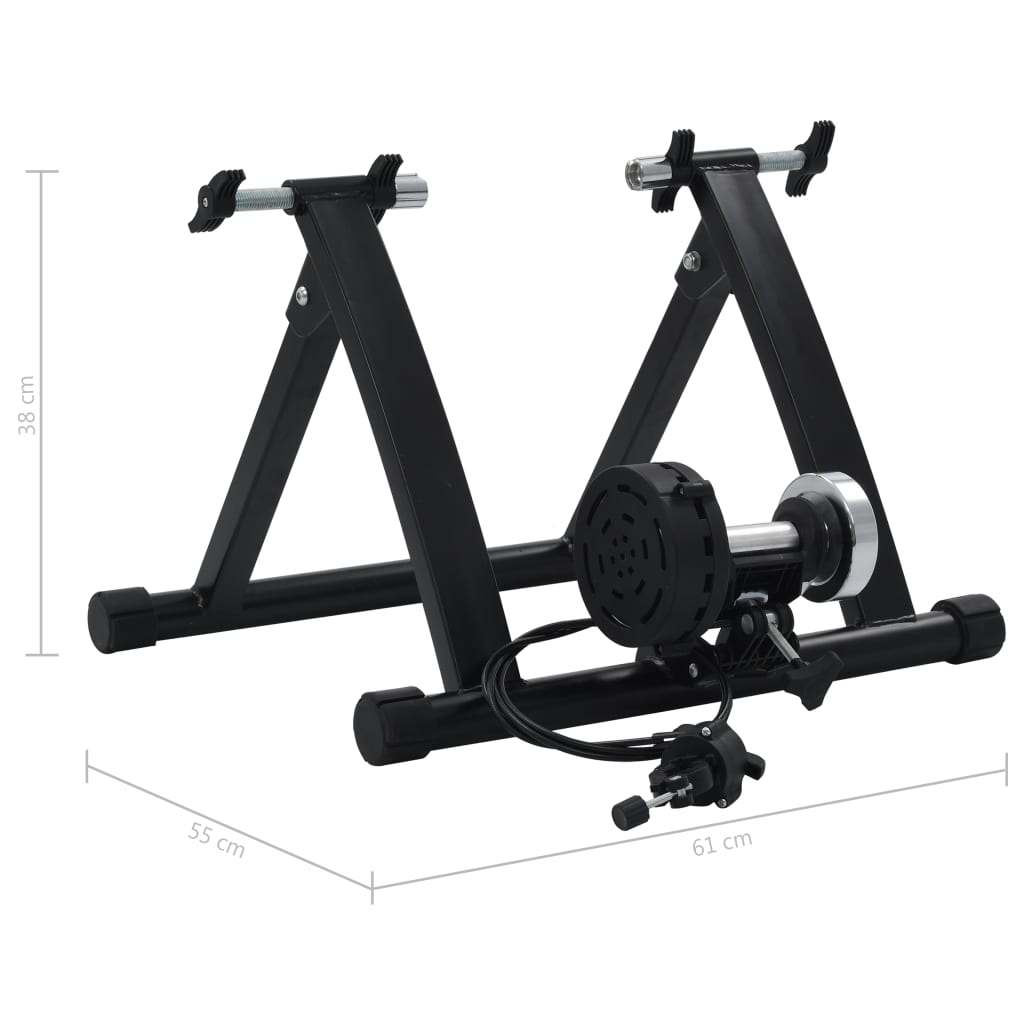 vidaXL Träningsställning för cykel 26"-28" stål svart