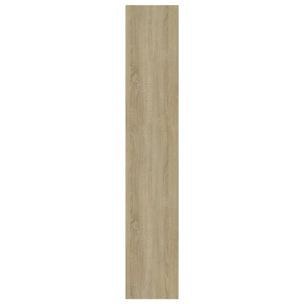 vidaXL Bokhylla/Rumsavdelare sonoma-ek 60x30x166 cm konstruerat trä