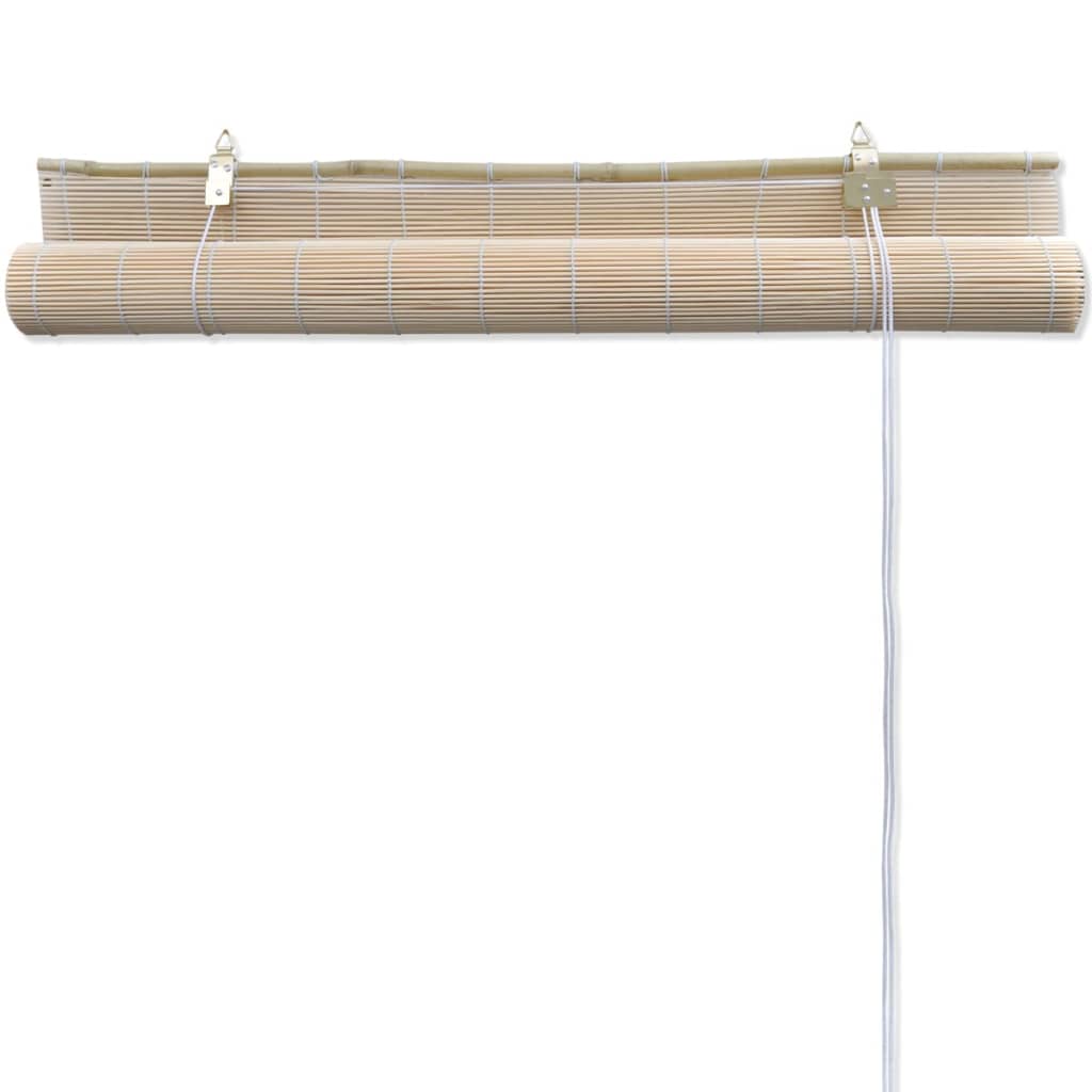 vidaXL Rullgardin naturlig bambu 4 st 120x160 cm