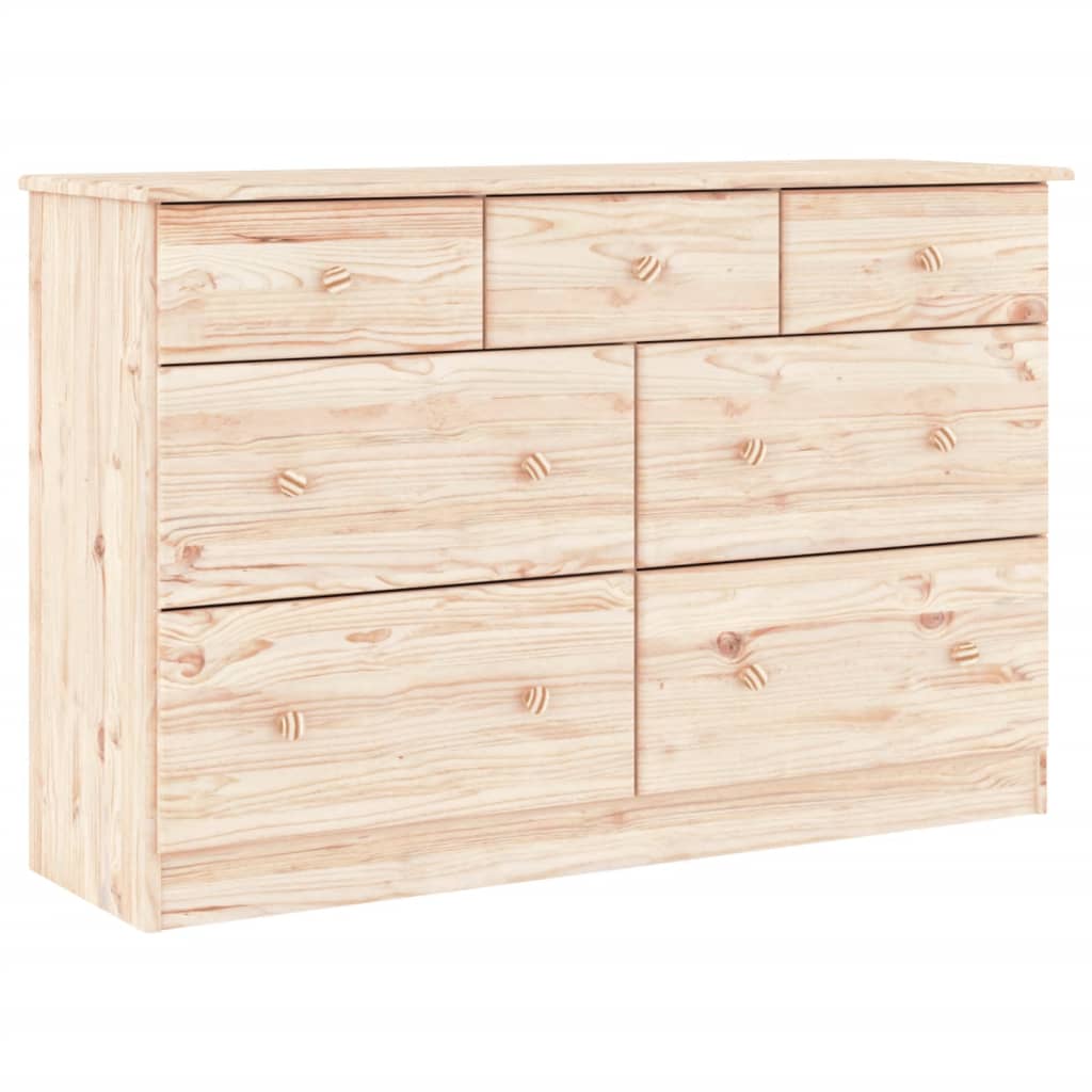 vidaXL Byrå ALTA 112x35x73 cm massiv furu | vidaXL.se