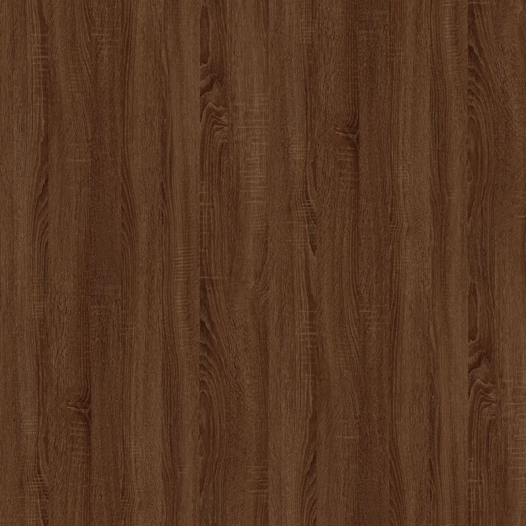 vidaXL Köksskåp för ugn brun ek 60x46x81,5 cm konstruerat trä