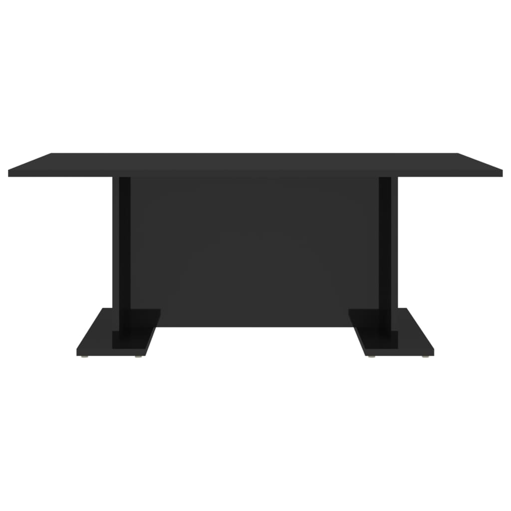 vidaXL Soffbord svart högglans 103,5x60x40 cm spånskiva