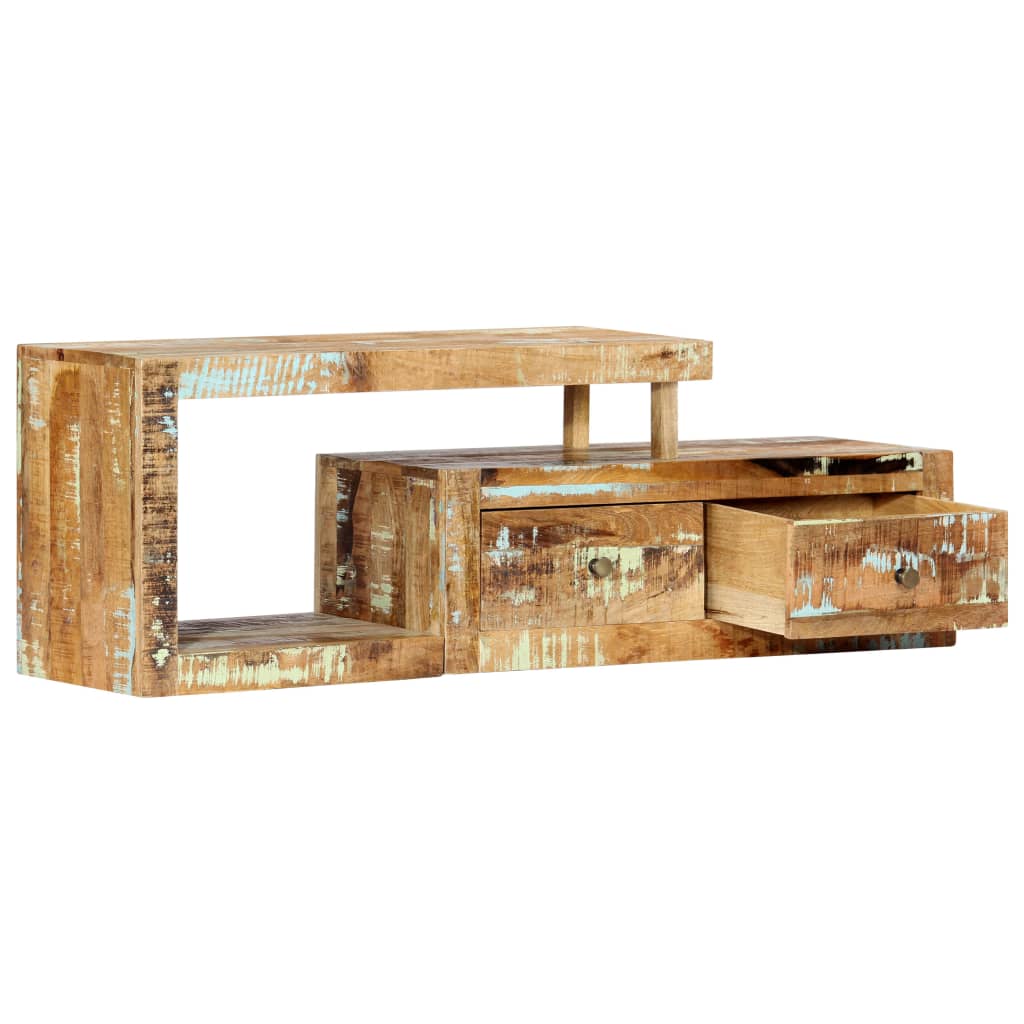 vidaXL TV-bänk 120x30x40 cm massivt återvunnet trä