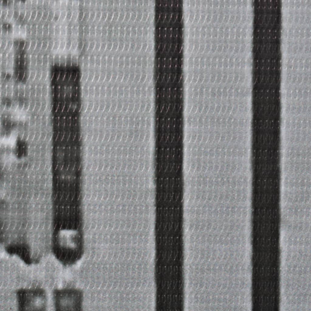 vidaXL Hopfällbar rumsavdelare New York i dagtid 228x170 cm svart/vit