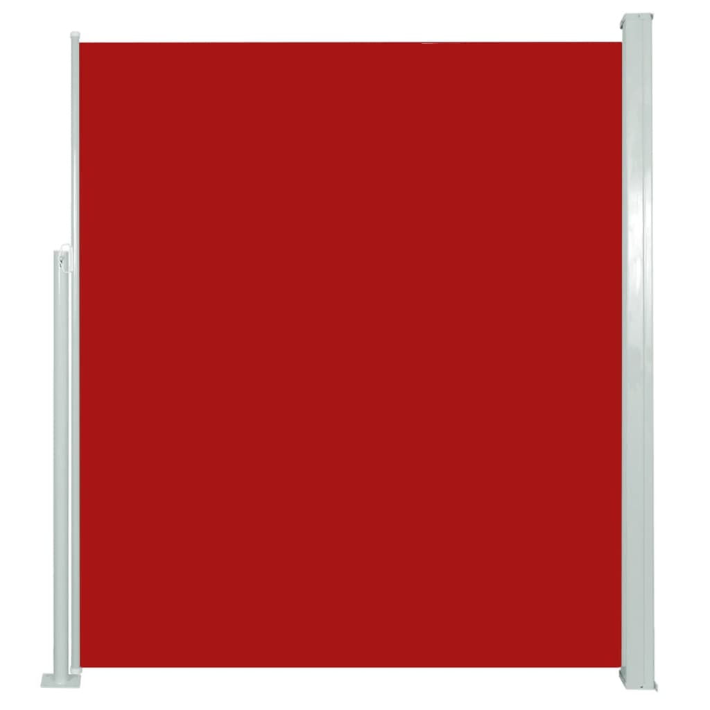 vidaXL Sidomarkis för uteplats 160 x 300 cm röd