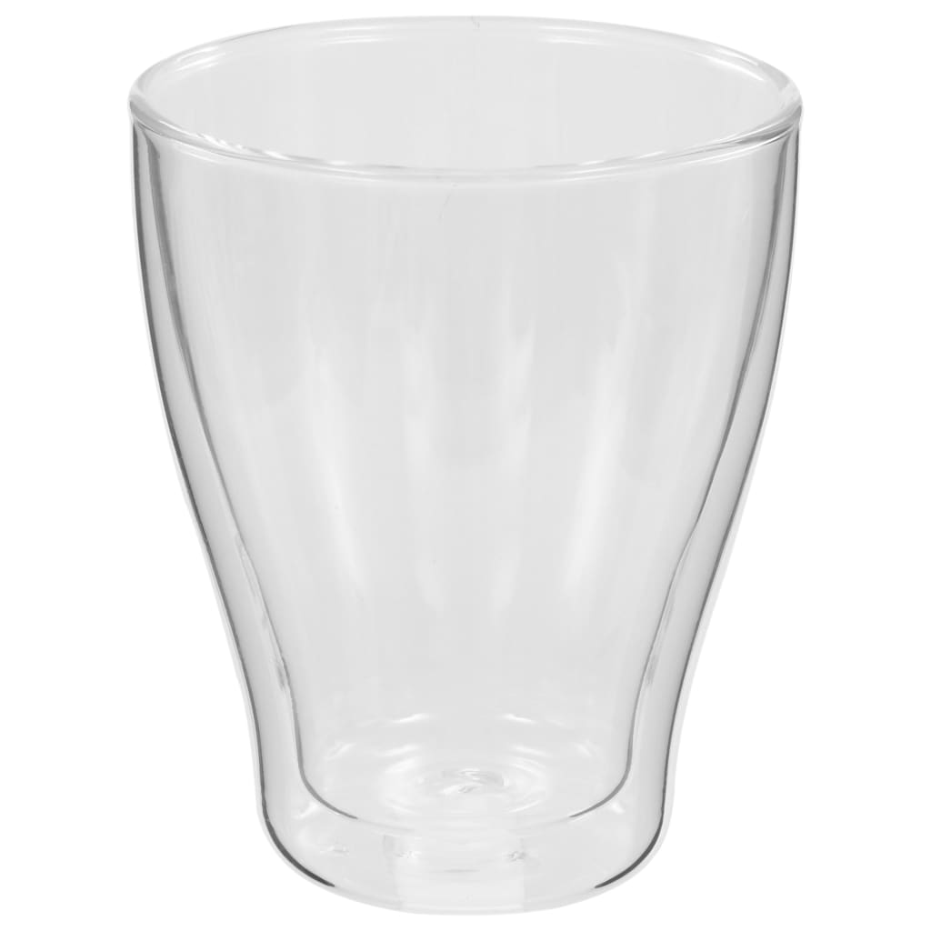 vidaXL Latte Macchiato-glas dubbelväggiga 12 st 370 ml