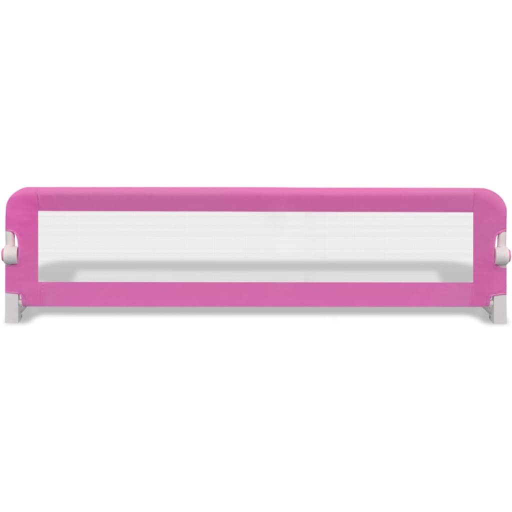 vidaXL Sängskena för barnsäng 150 x 42 cm rosa