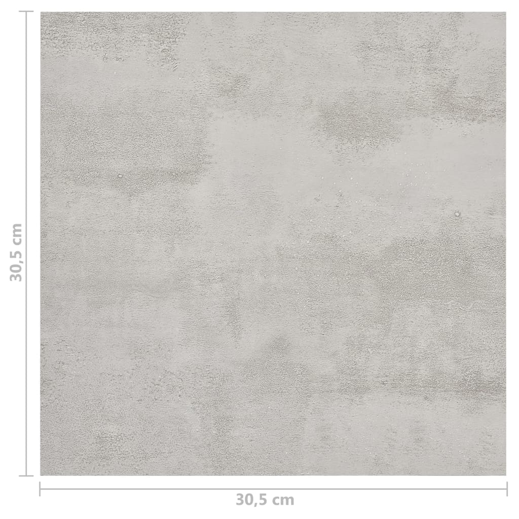 vidaXL Självhäftande golvplankor 20 st PVC 1,86 m² ljusgrå
