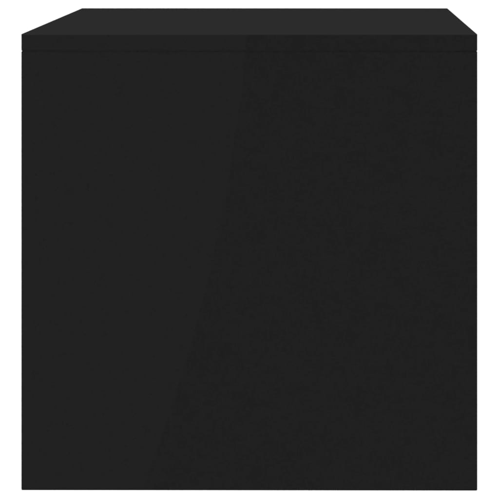 vidaXL TV-bänk svart 80x40x40 cm spånskiva