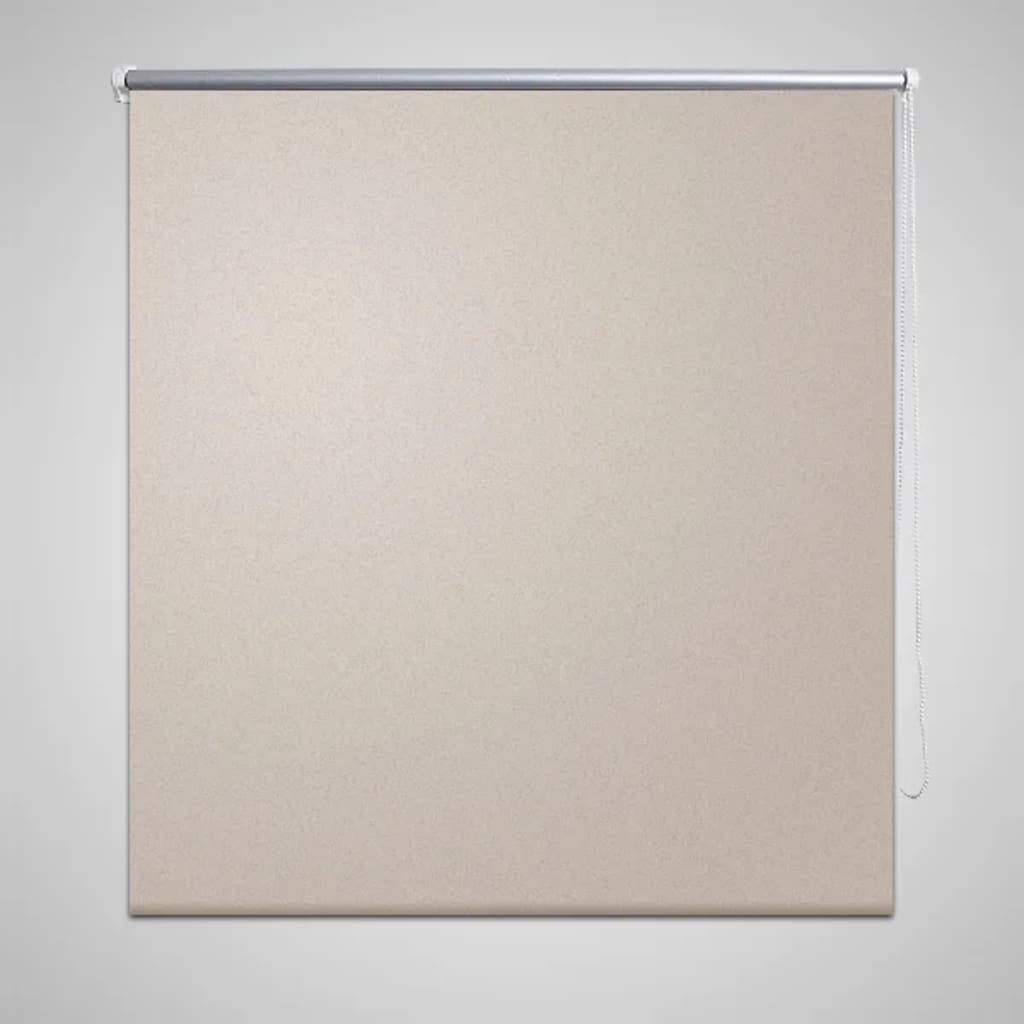 vidaXL Rullgardin för mörkläggning 160 x 175 cm beige