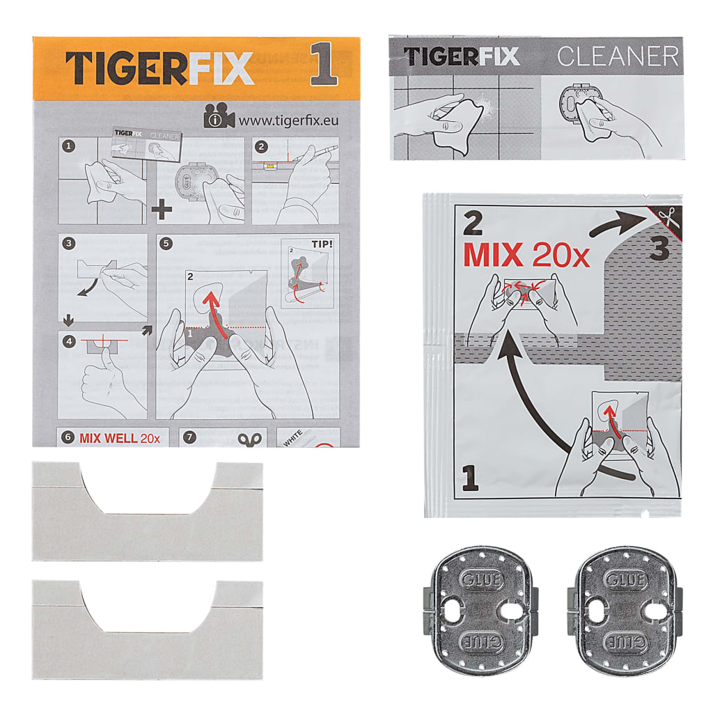 Tiger Monteringsmaterial TigerFix Type 1 metall 398730046