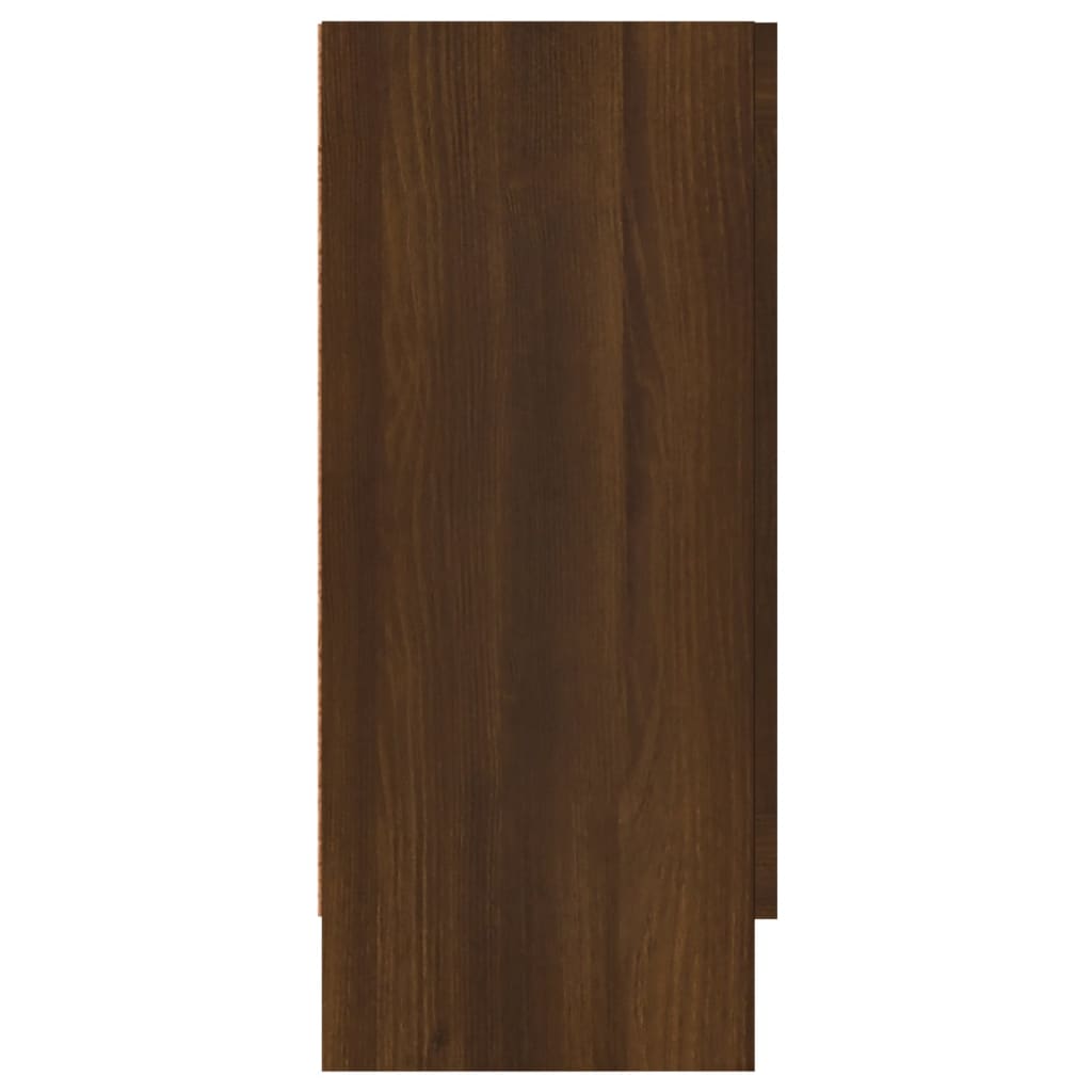 vidaXL Skänk brun ek 120x30,5x70 cm konstruerat trä
